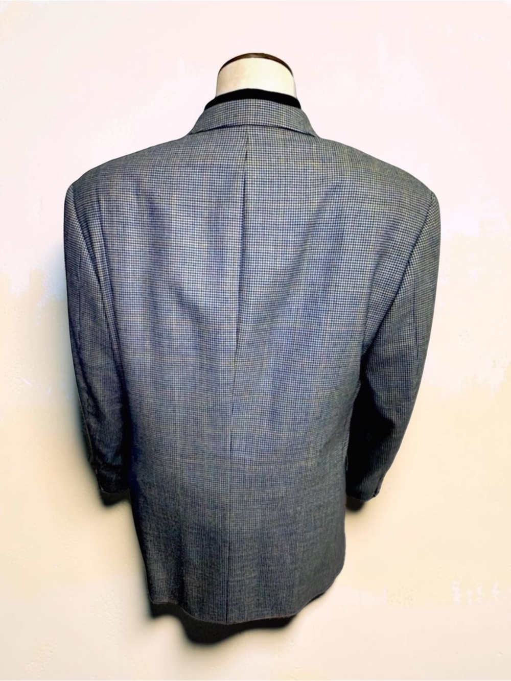 British American House “Delon” 100% Wool Micro Houndstooth Blazer 38R - Picture 6 of 14